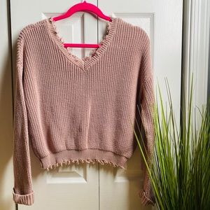Jessica Simpson Rugged Cropped Sweater